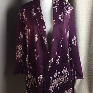 Ett Twa by tavi Anthropologie floral blazer